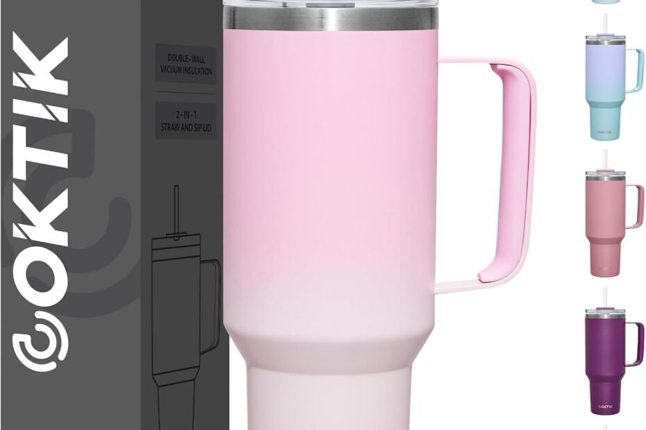 Stay Hydrated in Style: The COKTIK 40 oz Vacuum Insulated Tumbler Review!