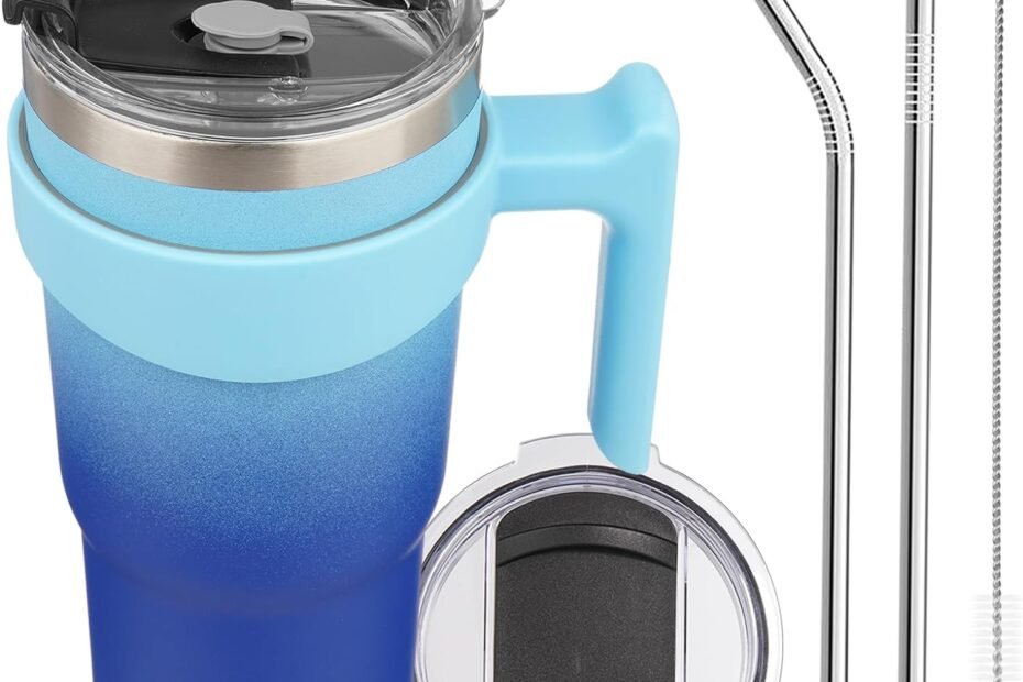 Stay Hydrated in Style: The Ultimate 20 oz Insulated Tumbler with Handle