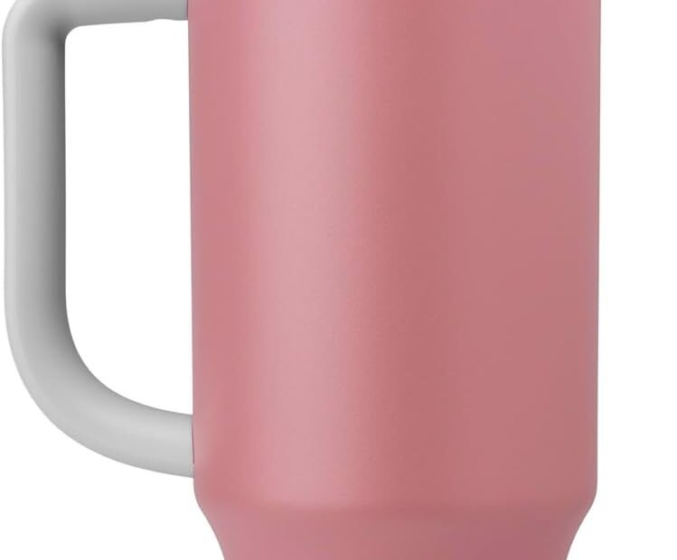 Stay Hydrated in Style: The Ultimate 40 oz Dusty Pink Travel Tumbler Review
