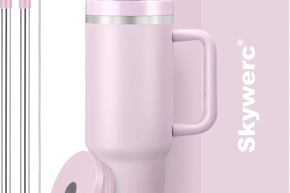 Stay Hydrated in Style: The Ultimate 40 oz Lavender Tumbler Review!