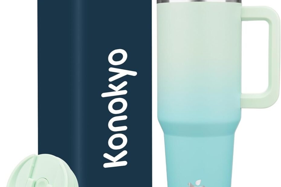 Stay Hydrated in Style: The Ultimate 40 oz Mint Insulated Tumbler Review!