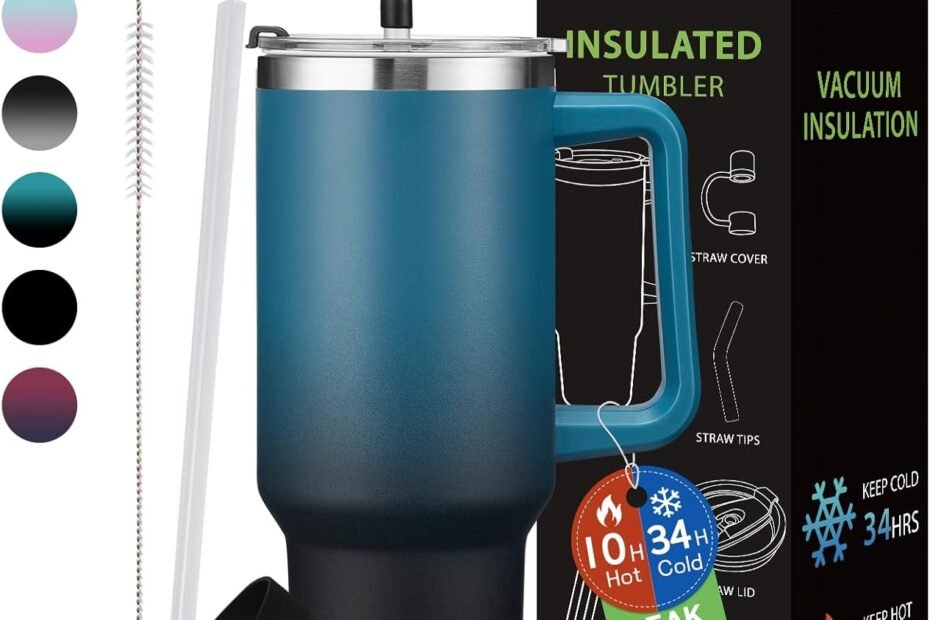 Stay Hydrated on the Go: BENZZO 40 oz Insulated Tumbler Review