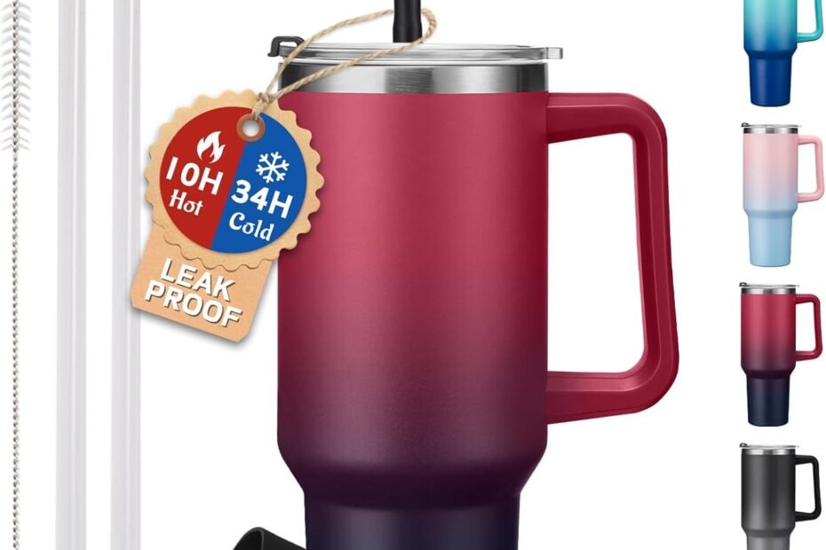 Stay Hydrated on the Go: The Ultimate 40 oz Leak-Proof Tumbler Review!