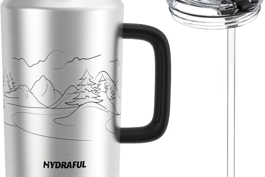 Stay Hydrated on the Go: The Ultimate Hydraful 64 oz Insulated Tumbler Review