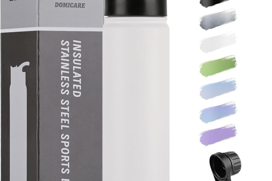 Stay Hydrated On-the-Go: DOMICARE 22 oz Insulated Water Bottle Review