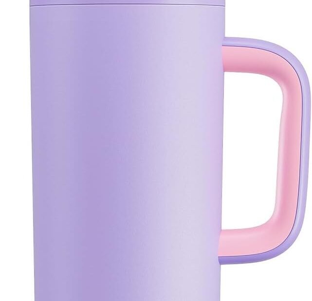 Stay Hydrated On-the-Go: Review of the 40 oz Leakproof Lavender Tumbler