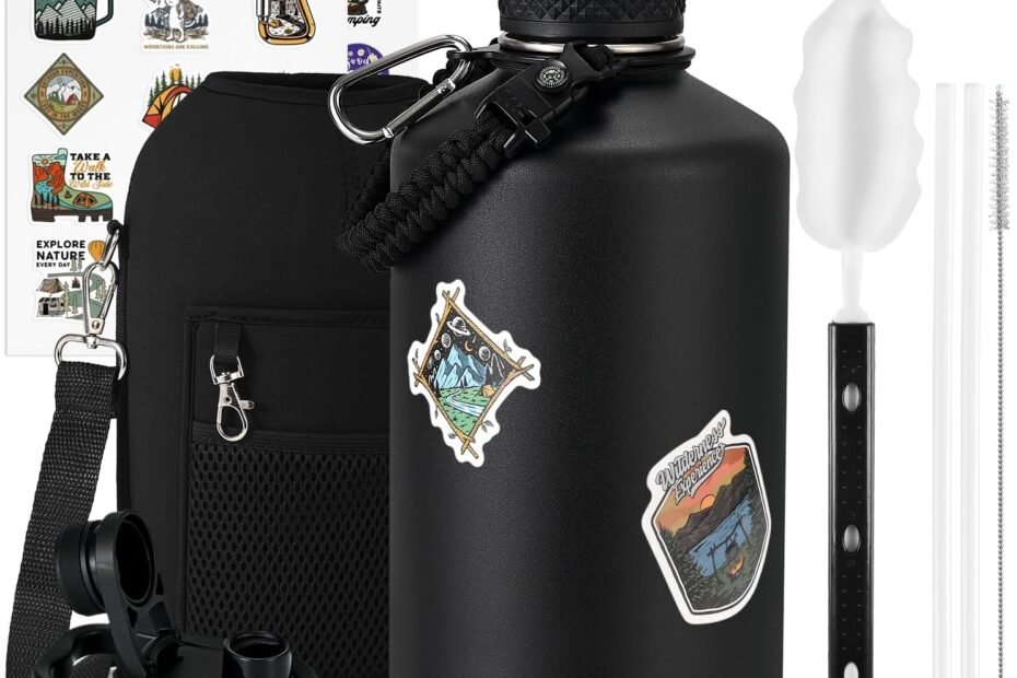Stay Hydrated: Review of the One Gallon Insulated Water Bottle That Keeps Drinks Cold for 48 Hours!