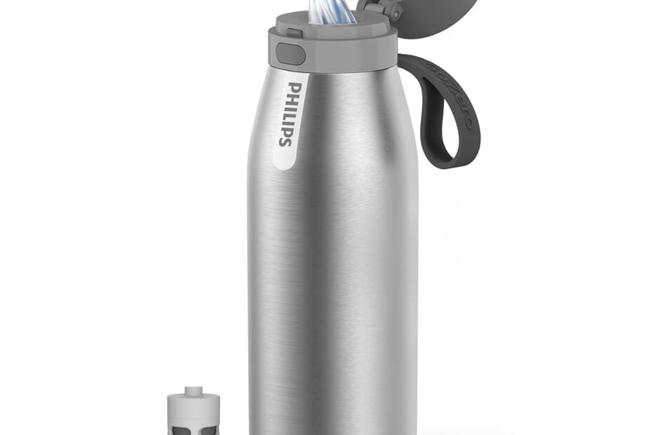 Stay Hydrated: The PHILIPS Stainless Steel Water Bottle with Filter Review