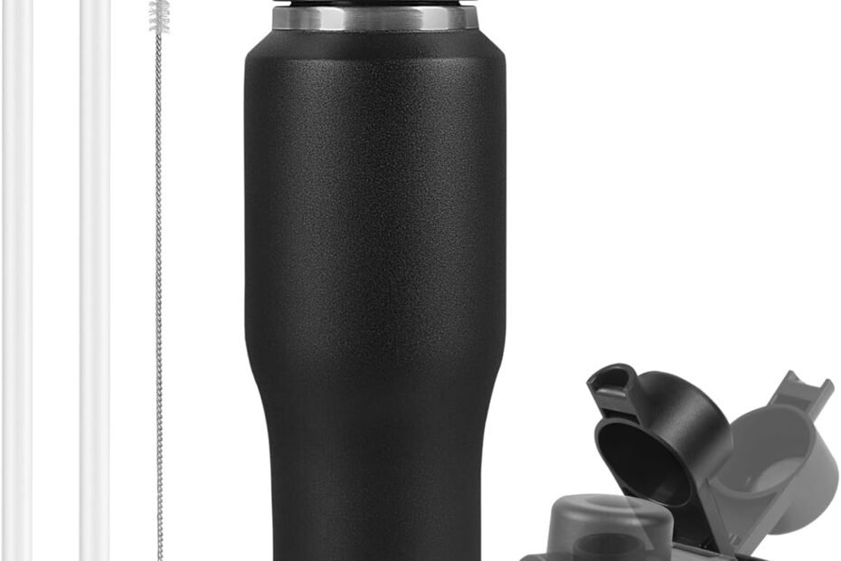 Stay Hydrated: The Ultimate 32oz Insulated Black Water Bottle Review
