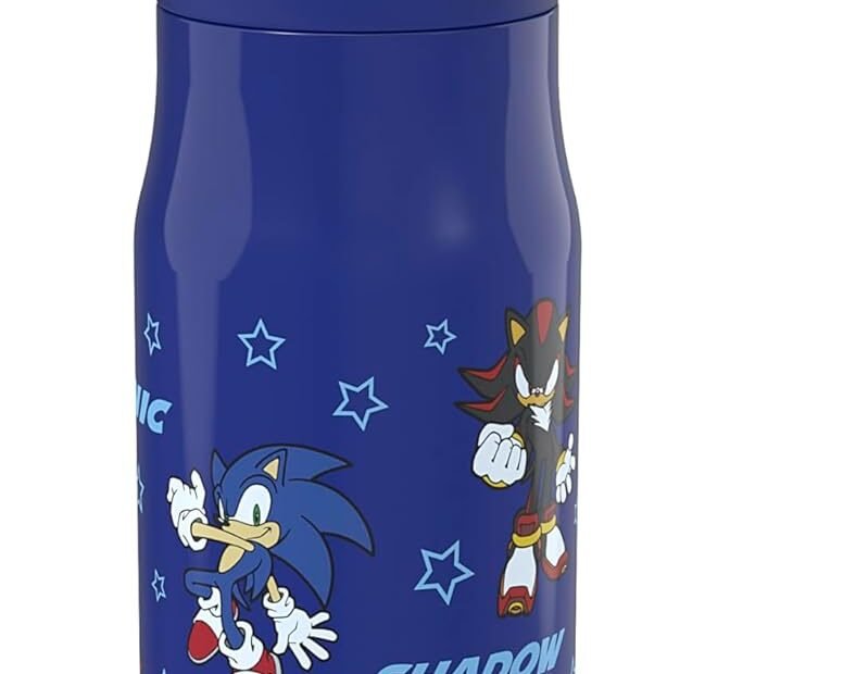 Stay Hydrated with Style: Review of the Zak Designs Sonic the Hedgehog Water Bottle!