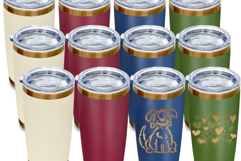 Stay Refreshed: Review of the 20 oz Stainless Steel Tumbler Bulk Pack