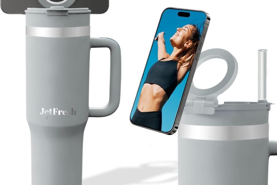 Ultimate 40 oz Tumbler & Phone Holder: Your Perfect Travel Companion!