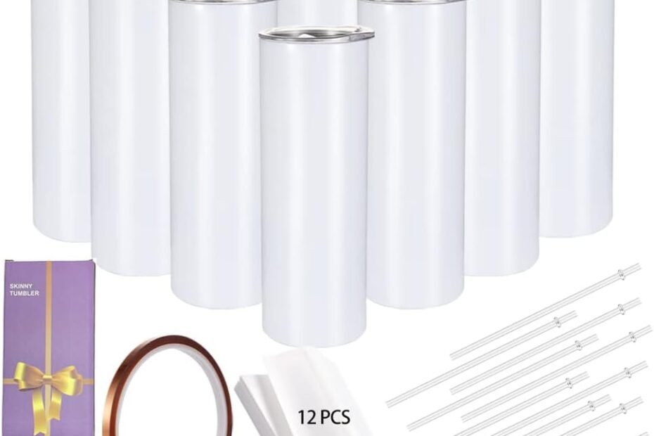 Unleash Your Creativity: Review of 12 Pack Skinny Sublimation Tumblers for Perfect Heat Transfer