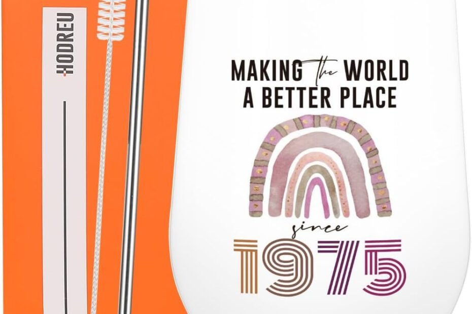 Cheers to 50: The Perfect Insulated Wine Tumbler for Birthday Celebrations!