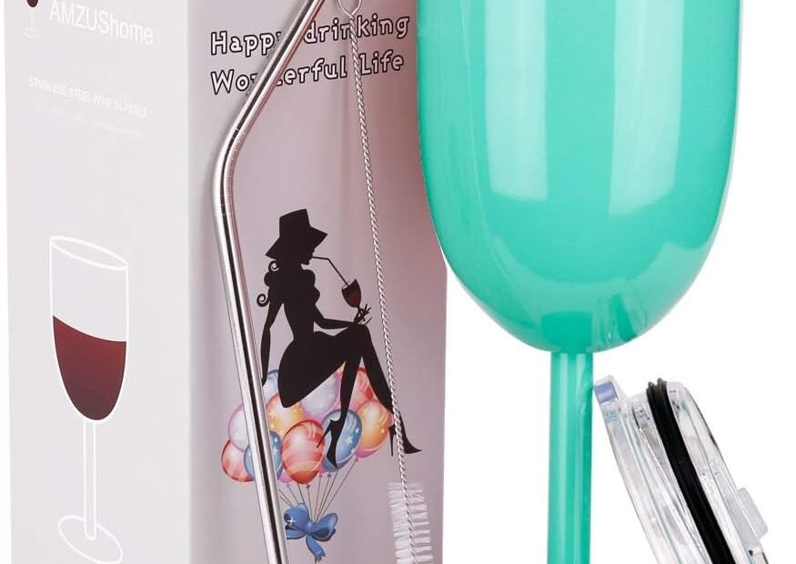 Sip in Style: AMZUShome Double-Walled Wine Tumblers Reviewed!