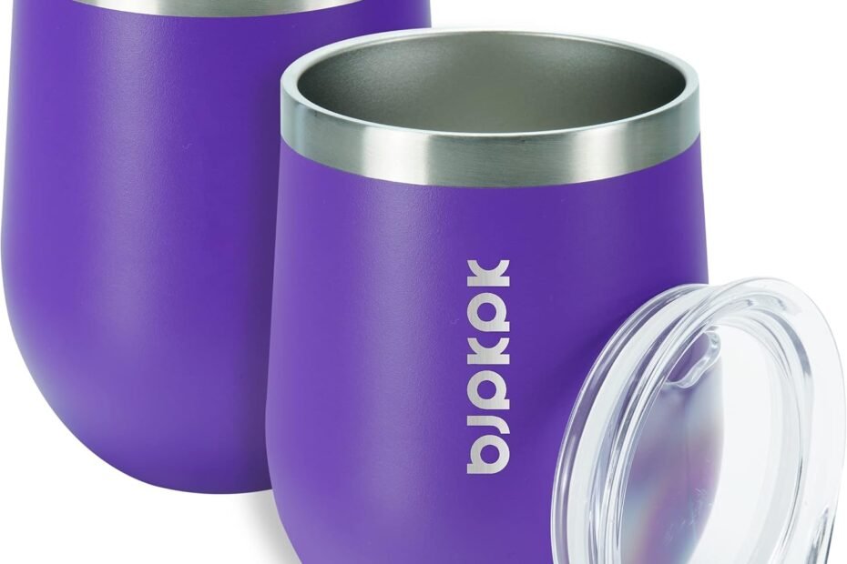 Sip in Style: BJPKPK 12oz Insulated Wine Tumblers Review