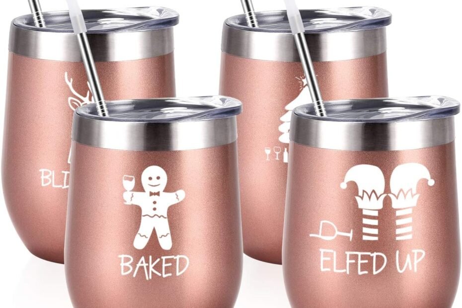 Sip in Style: GINGPROUS Christmas Funny Wine Tumbler Set Review