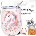 Sip in Style: NymphFable's Unicorn Insulated Tumbler - Your Perfect Drink Companion!