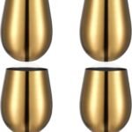 Sip in Style: Review of 4 Pack Stemless Stainless Steel Wine Glasses