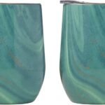 Sip in Style: Review of Cambridge Silversmiths Green Geode Wine Tumblers