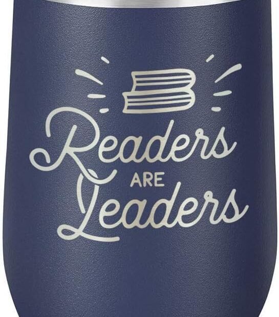 Sip in Style: Review of the Engraved Navy Readers Are Leaders Wine Glass