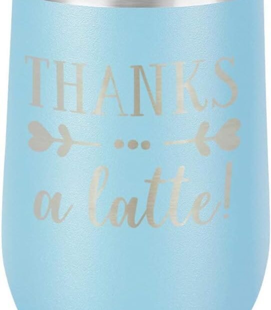Sip in Style: Review of the Thanks A Latte Engraved Wine Glass!