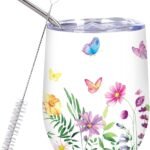 Sip in Style: Review of the Whaline Floral Stainless Steel Wine Tumbler
