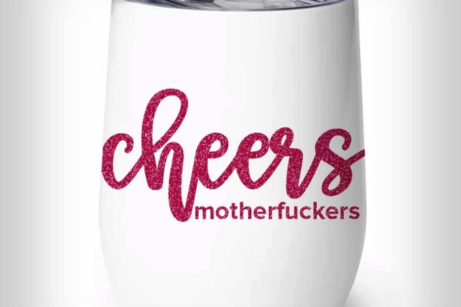 Sip in Style: Stainless Steel Wine Tumbler with Lid - Cheers Motherfuckers Review!