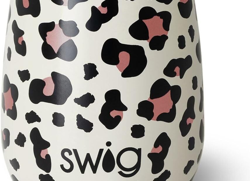 Sip in Style: Swig Life 14oz Luxy Leopard Insulated Wine Tumbler Review