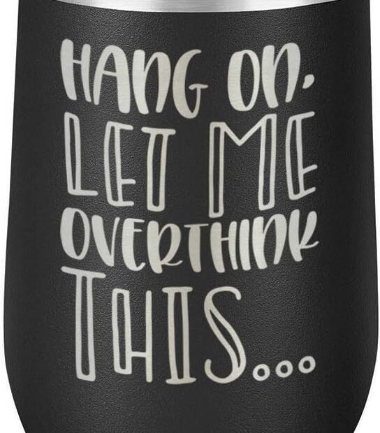 Sip in Style: The HANG ON LET ME OVERTHINK THIS Stemless Wine Glass Review
