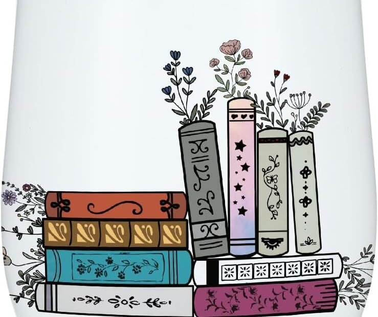 Sip in Style: The Ultimate 12 oz Insulated Wine Tumbler for Every Book Lover