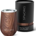 Sip in Style: The Ultimate Review of the Mahogany Stainless Steel Wine Tumbler