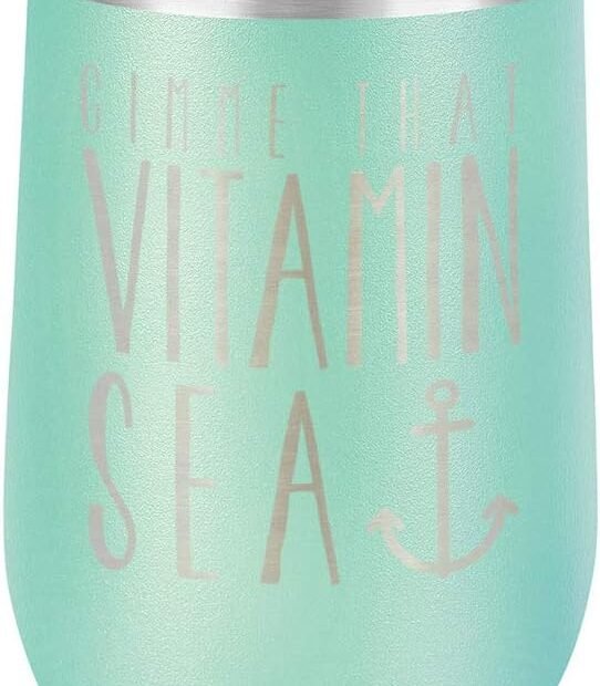 Sip in Style: The VITAMIN SEA Custom Engraved Wine Glass for Every Occasion