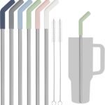 Sip in Style: Tomorotec 6PCS Silicone Tip Straws for 40oz Tumblers Review