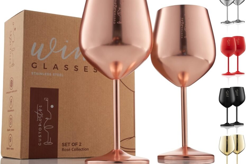 Sip in Style: Unbreakable Rose Gold Wine Glasses for Every Adventure