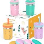 Sip Smart: Tronco Stainless Steel Sippy Cups for Mess-Free Toddler Fun!