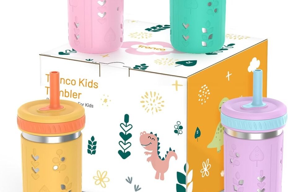Sip Smart: Tronco Stainless Steel Sippy Cups for Mess-Free Toddler Fun!