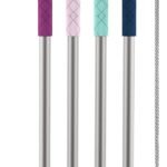 Sip Sustainably: Review of Ello Impact 4 Pack Reusable Metal Straws