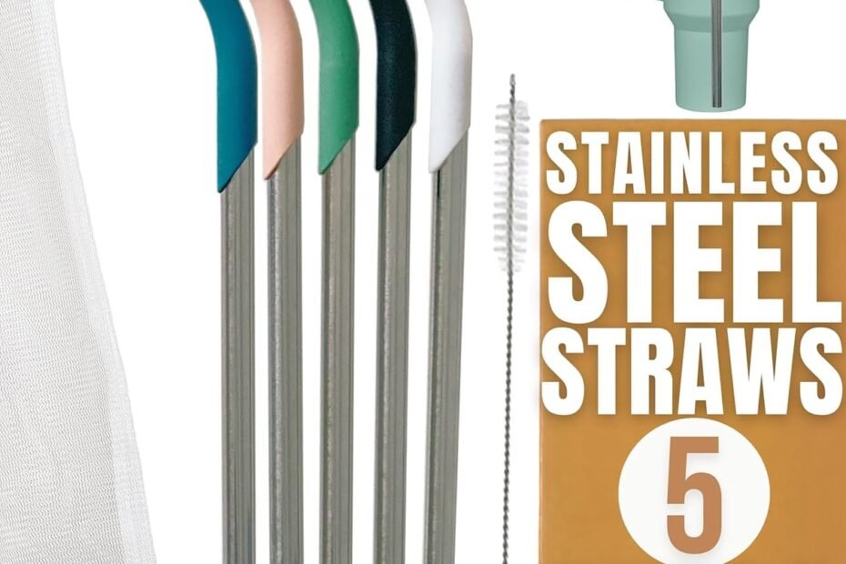 Sip Sustainably: Review of Purifyou's Extra Long Stainless Steel Straws for Tumblers