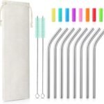 Sip Sustainably: Teivio's 8 Pack Short Stainless Steel Straws Review!