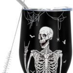 Spooktacular Sips: The Whaline Skull Bat Insulated Wine Tumbler Review!