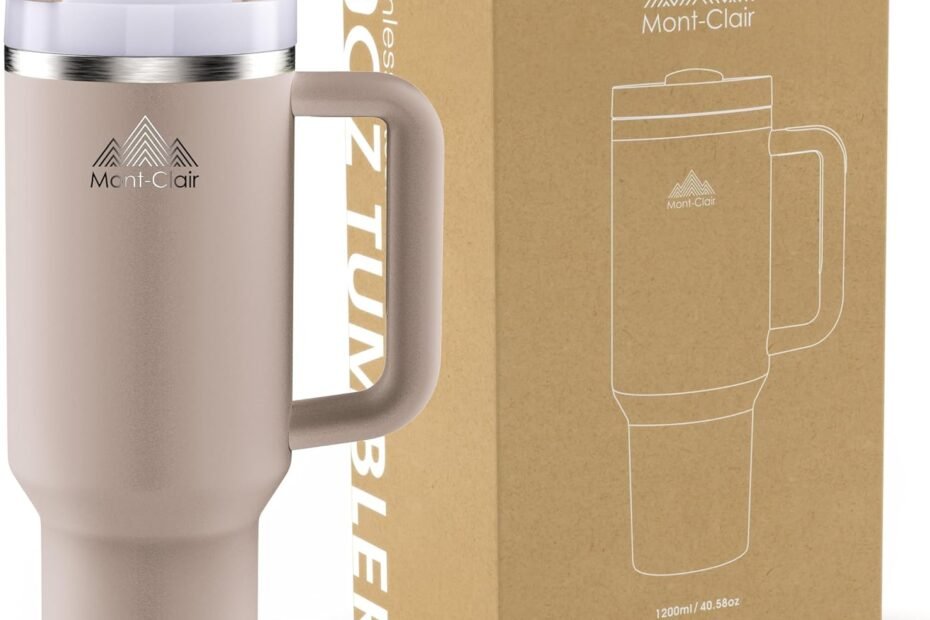 Stay Hydrated: The Ultimate Review of the 40oz Almond Insulated Tumbler