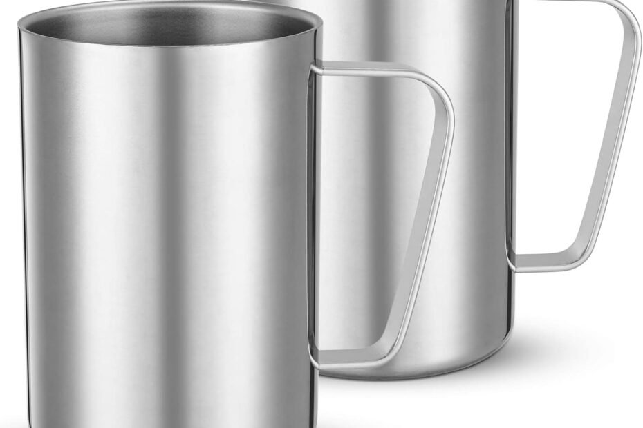Stay Refreshed On-the-Go: Review of the 2 Pack Stainless Steel Camping Mugs
