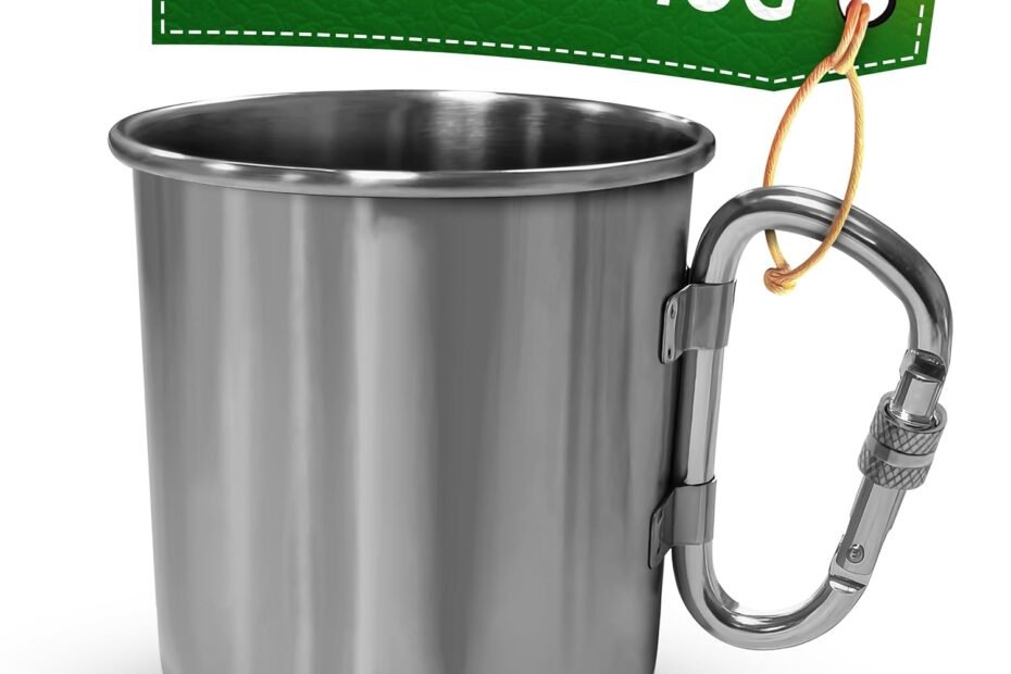 Ultimate Outdoor Companion: Review of the Stainless Steel Camping Mug with Carabiner Handle
