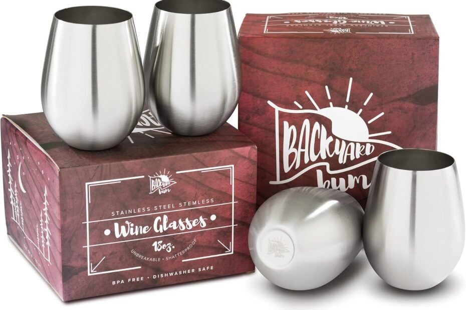 Uncork Style: Review of Premium Solid Stainless Steel Wine Glasses for Outdoor Entertaining