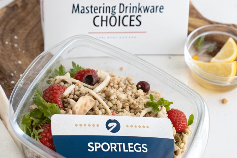 Mastering Drinkware Choices with SPORTLEGS Fast Fitness Boost Pre Workout