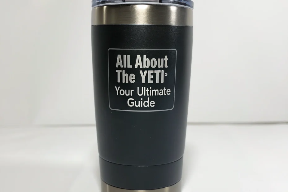All About the Yeti 20 Oz Tumbler: Your Ultimate Guide